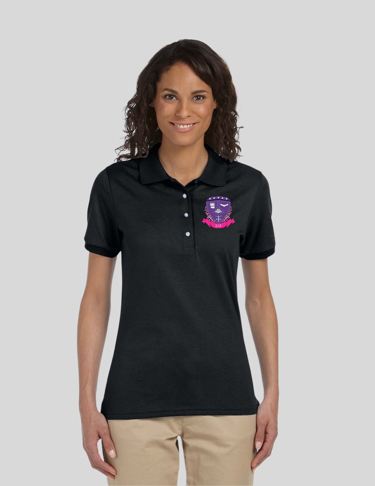 Sigma Lambda Gamma Pride Polo