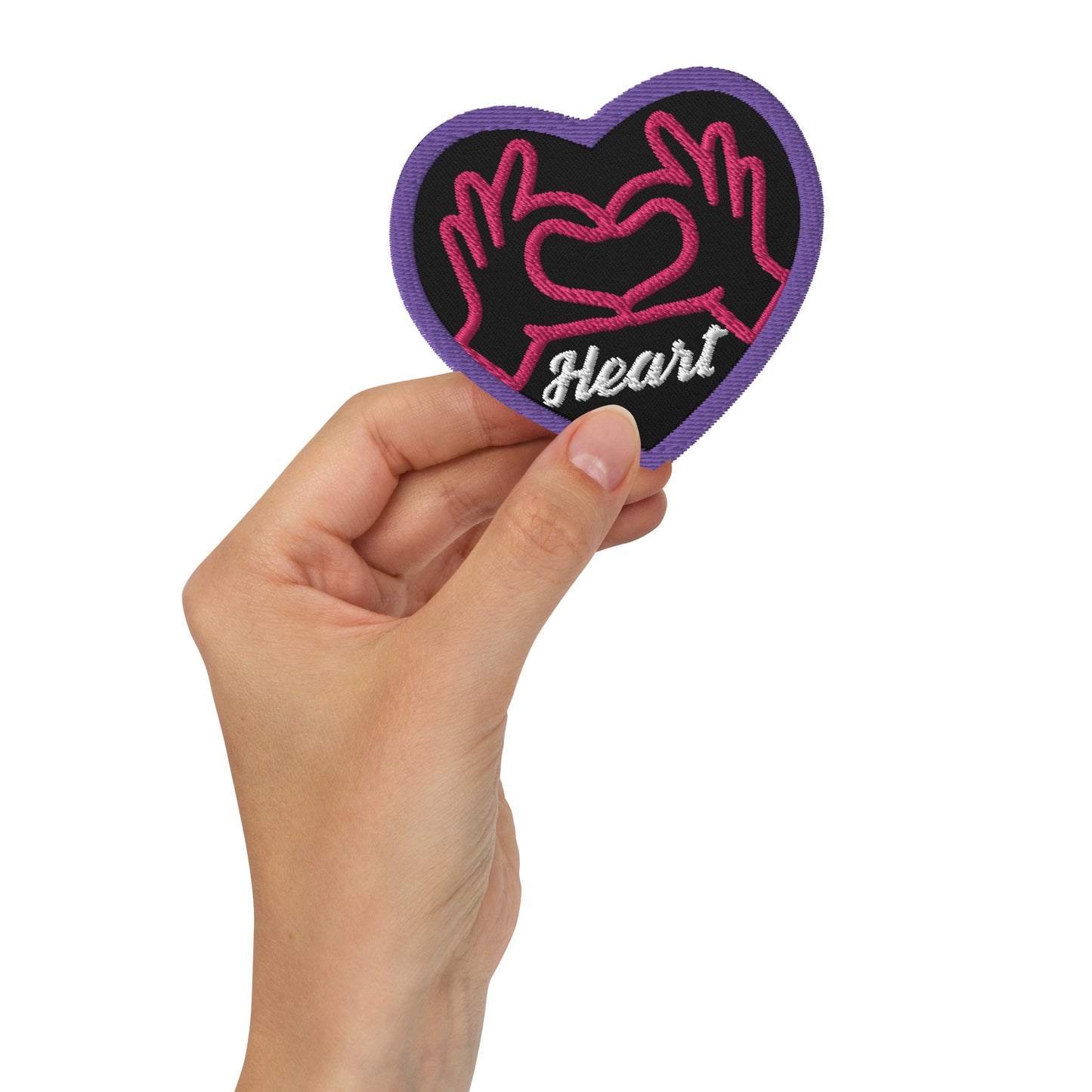 Embroidered Heart Patch