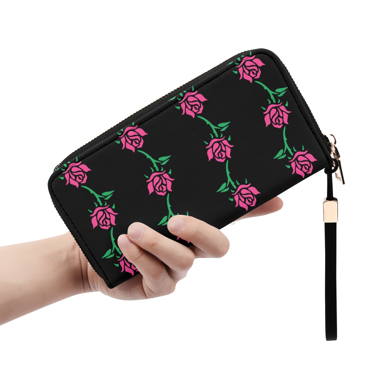 Distinct Black Clutch Wallet