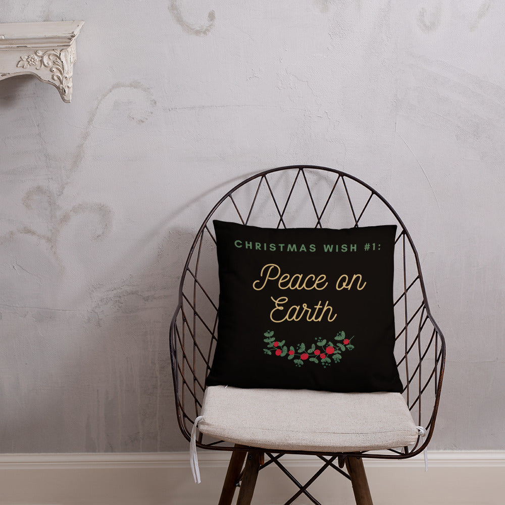 Peace On Earth Basic Pillow