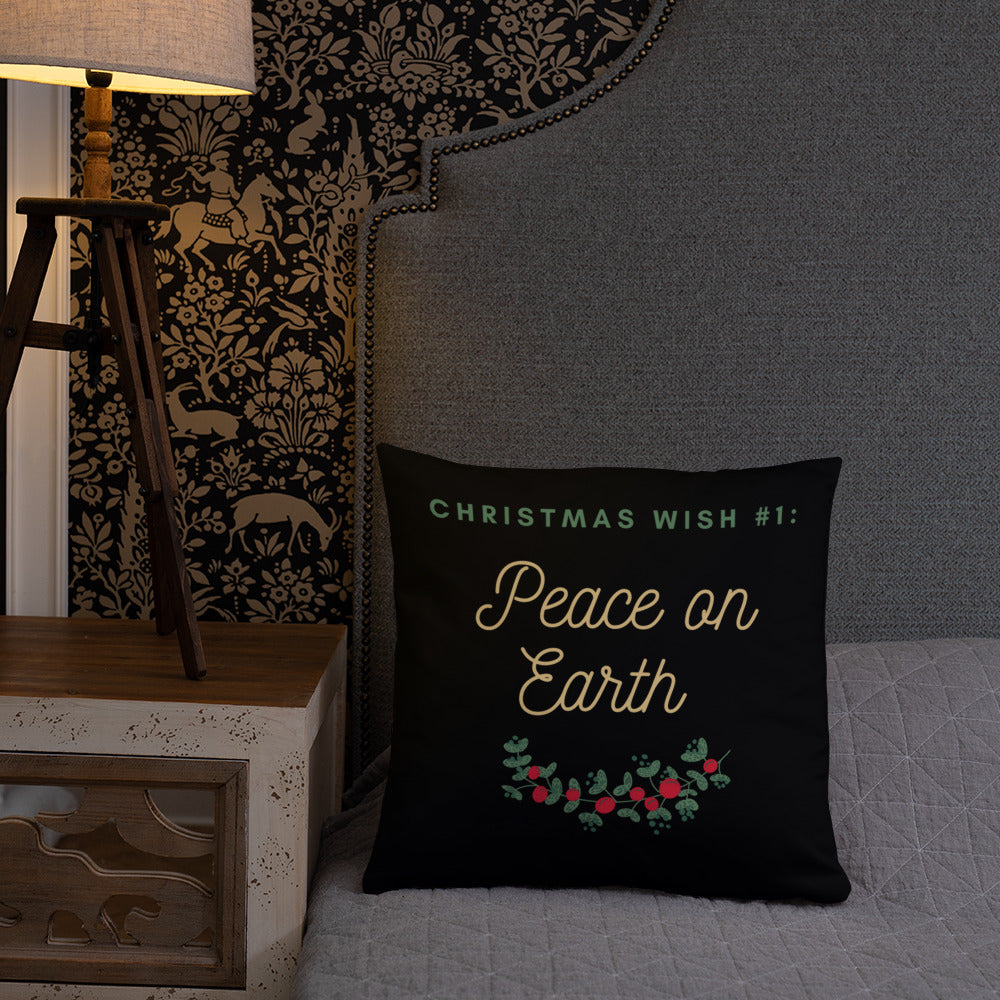 Peace On Earth Basic Pillow