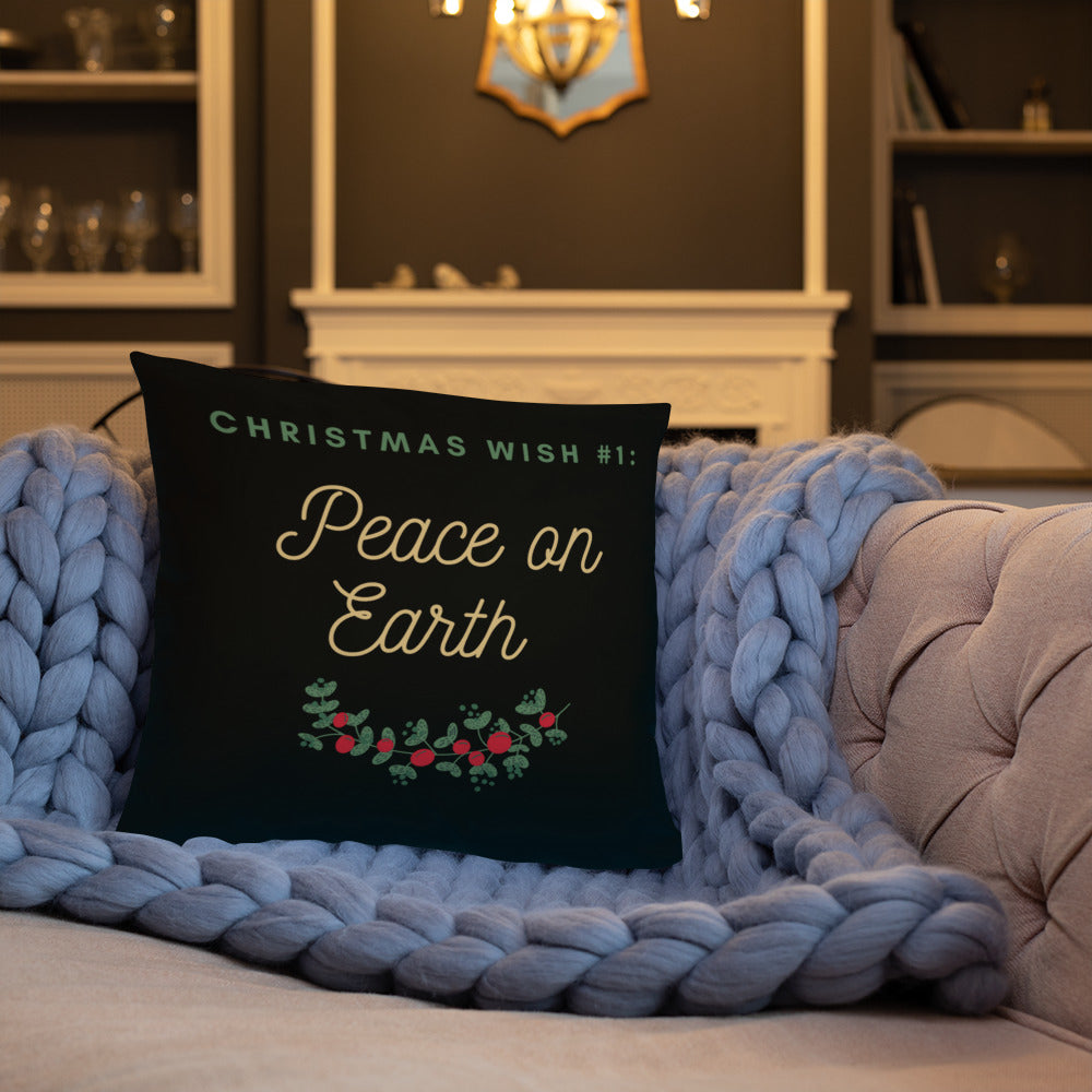 Peace On Earth Basic Pillow
