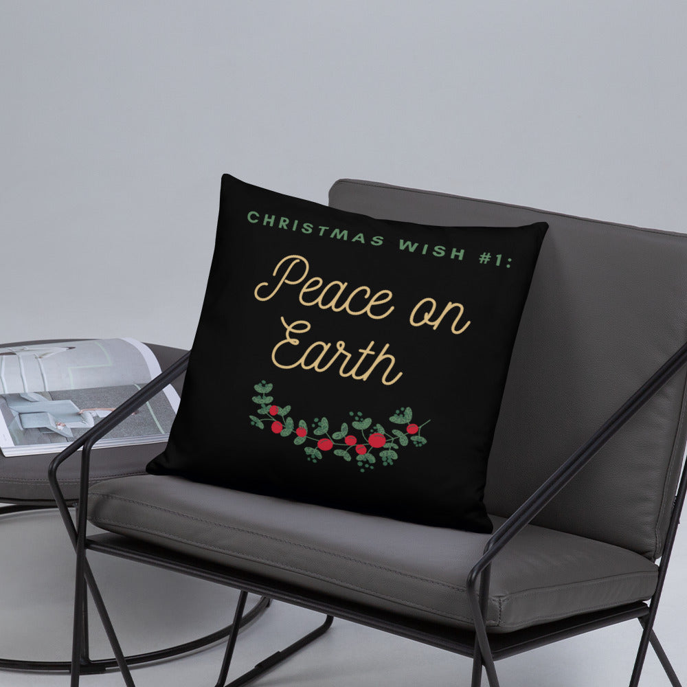 Peace On Earth Basic Pillow