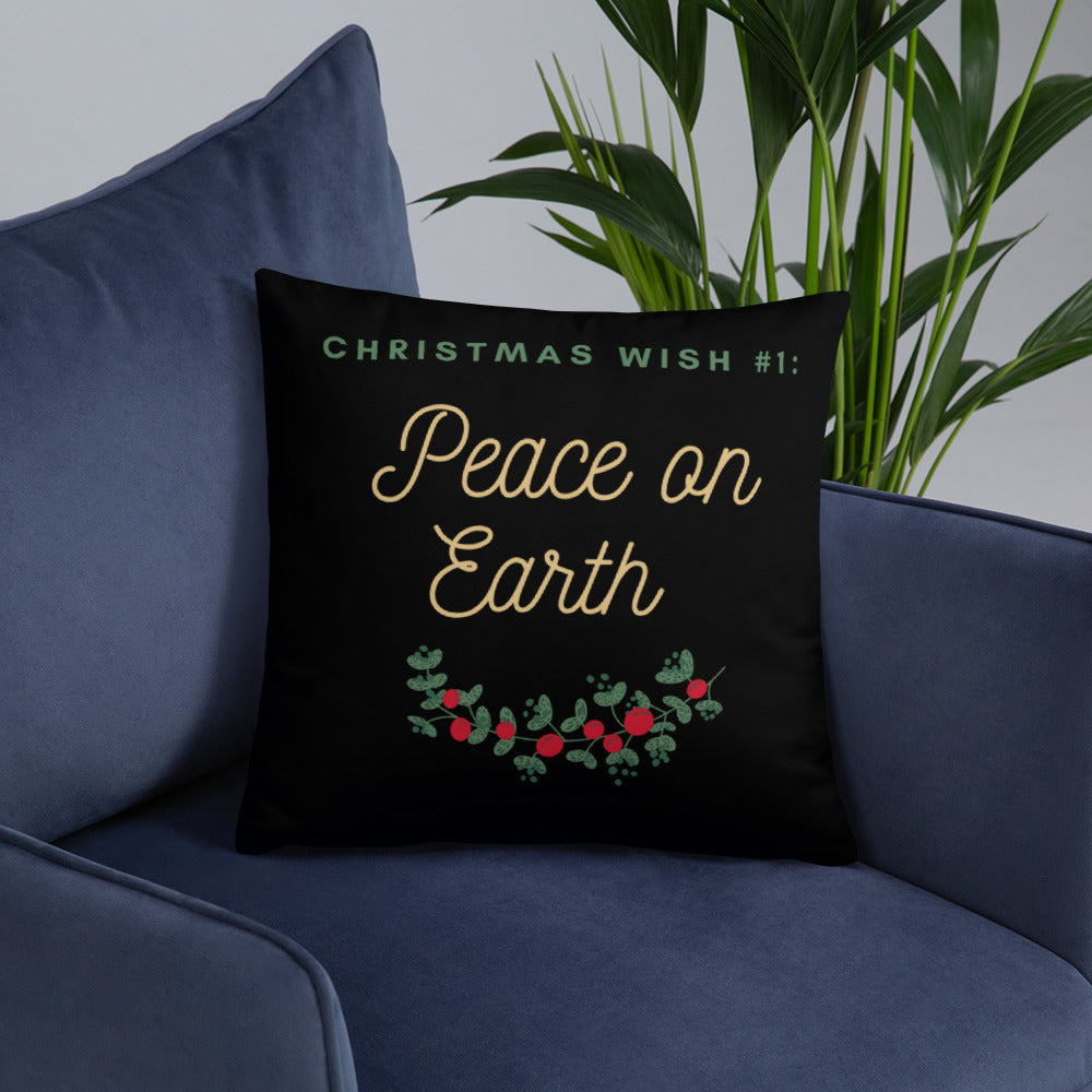 Peace On Earth Basic Pillow