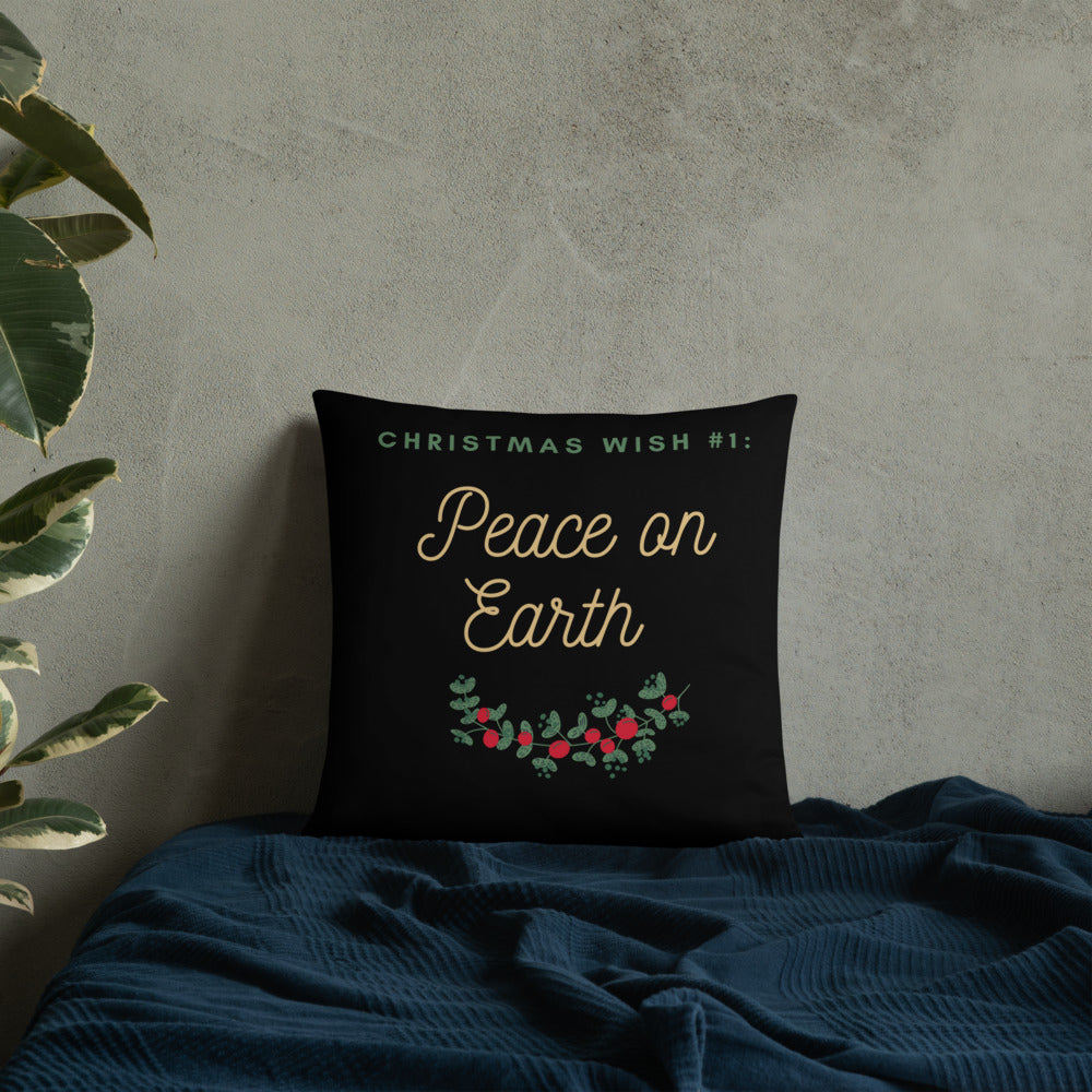Peace On Earth Basic Pillow
