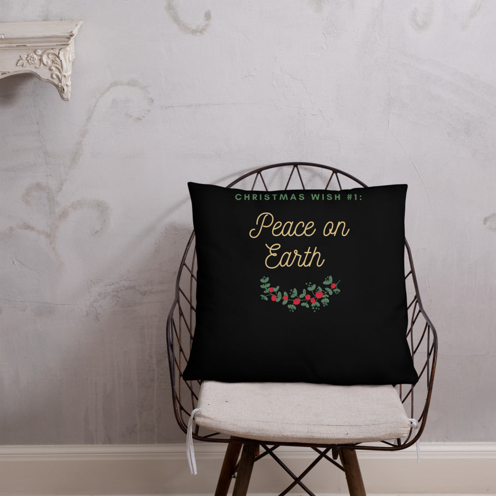 Peace On Earth Basic Pillow