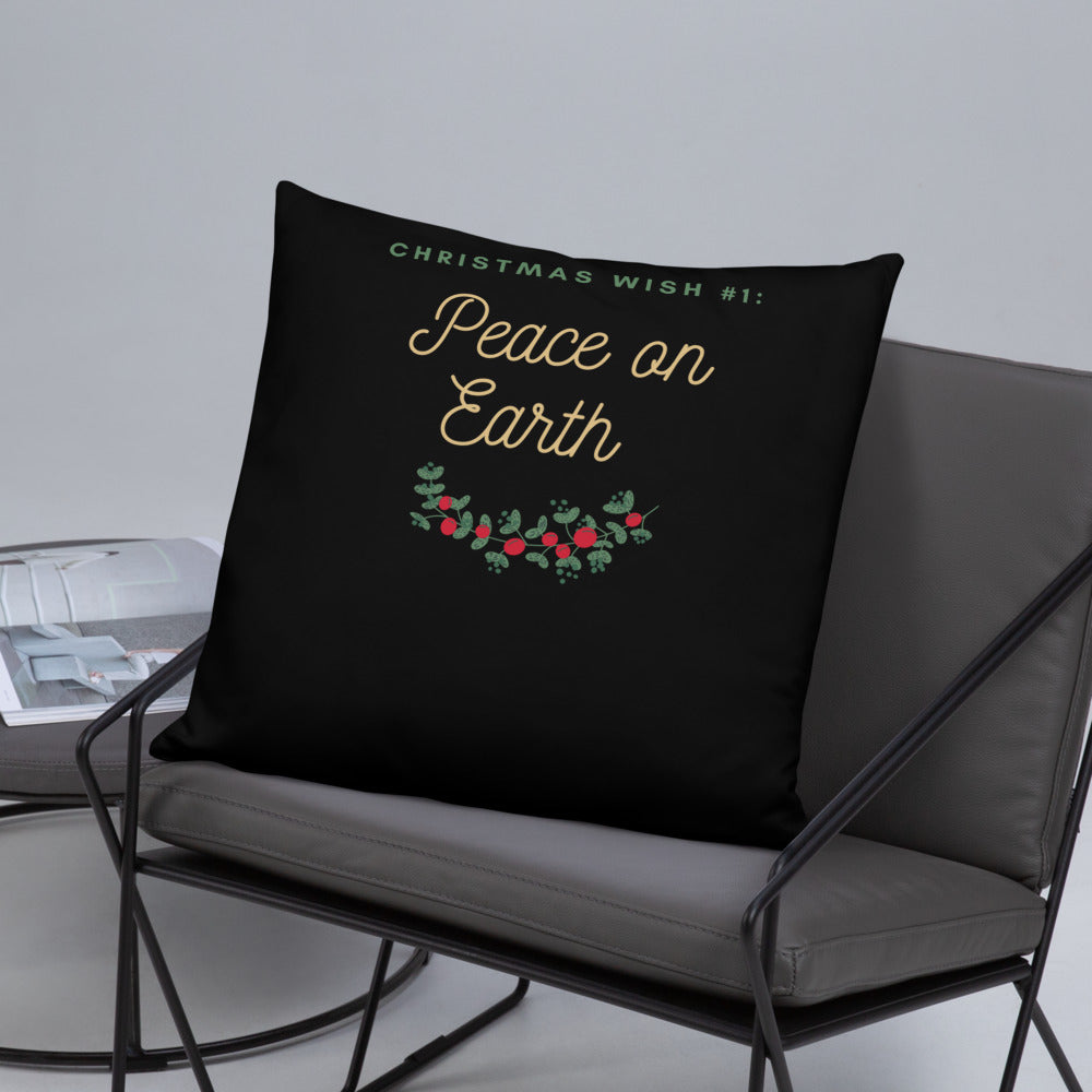 Peace On Earth Basic Pillow