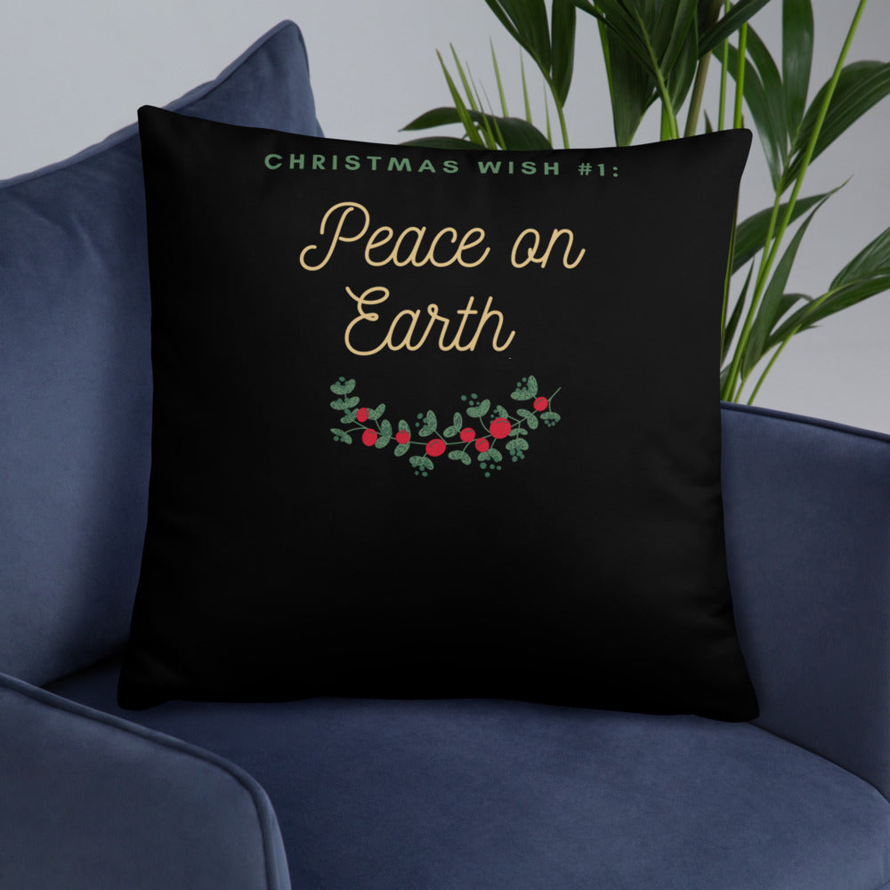 Peace On Earth Basic Pillow