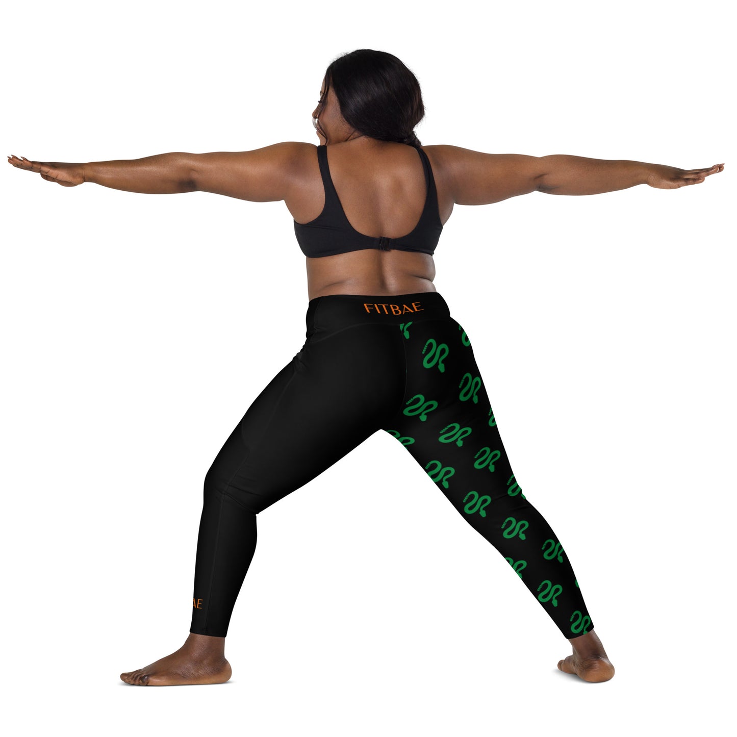 FITBAE Rattler Pride Crossover Leggings with Pockets