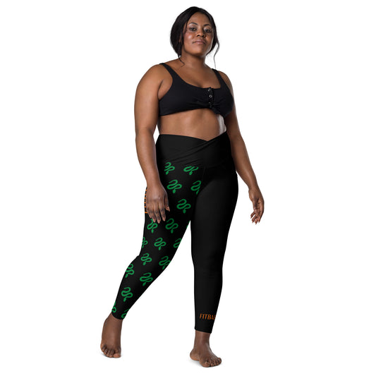 FITBAE Rattler Pride Crossover Leggings with Pockets