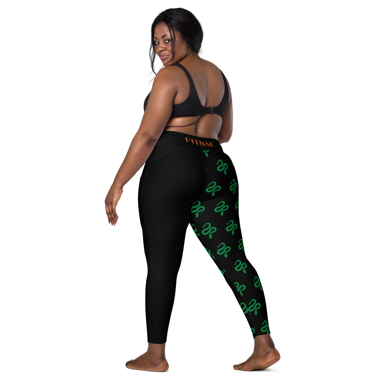 FITBAE Rattler Pride Crossover Leggings with Pockets