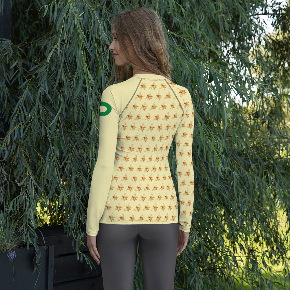 FitBae Busy Bee Women's Rash Guard