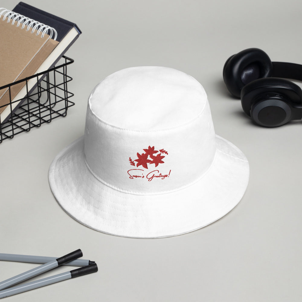 Season's Greetings Bucket Hat