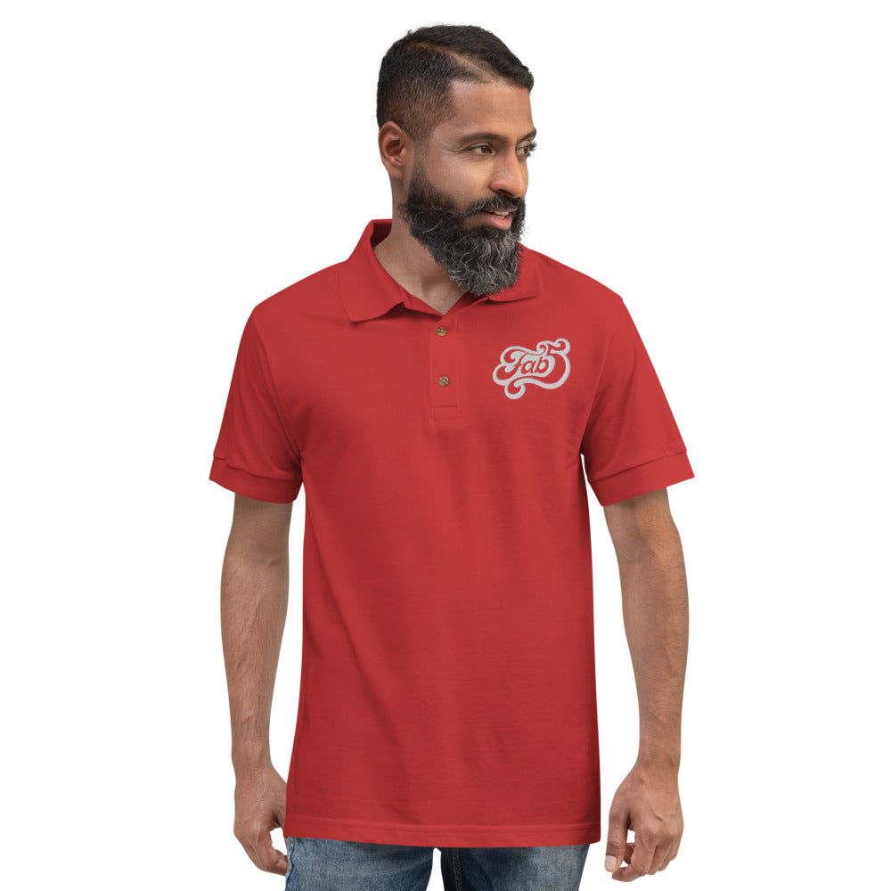 Embroidered Polo Shirt.