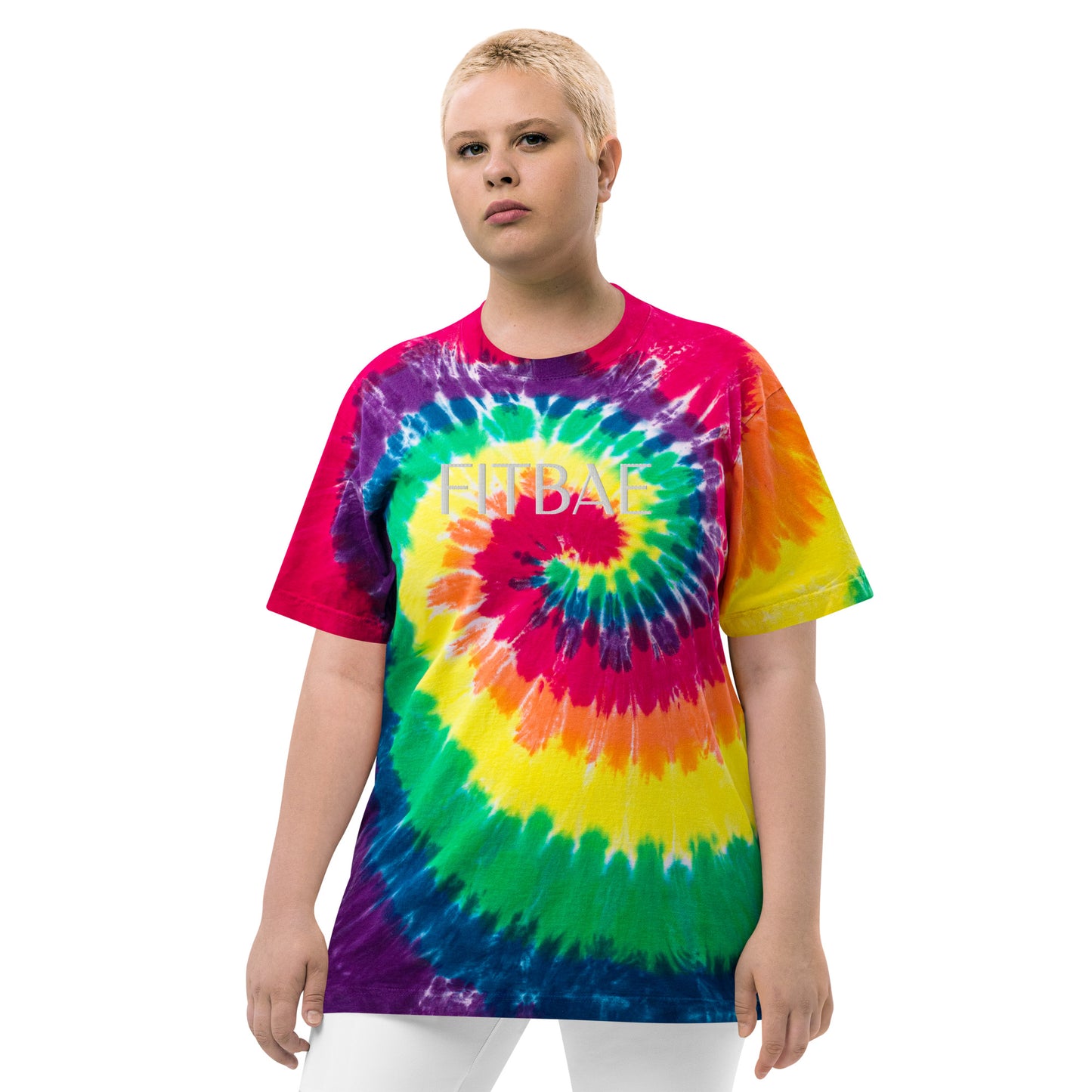 FitBae Oversized tie-dye t-shirt