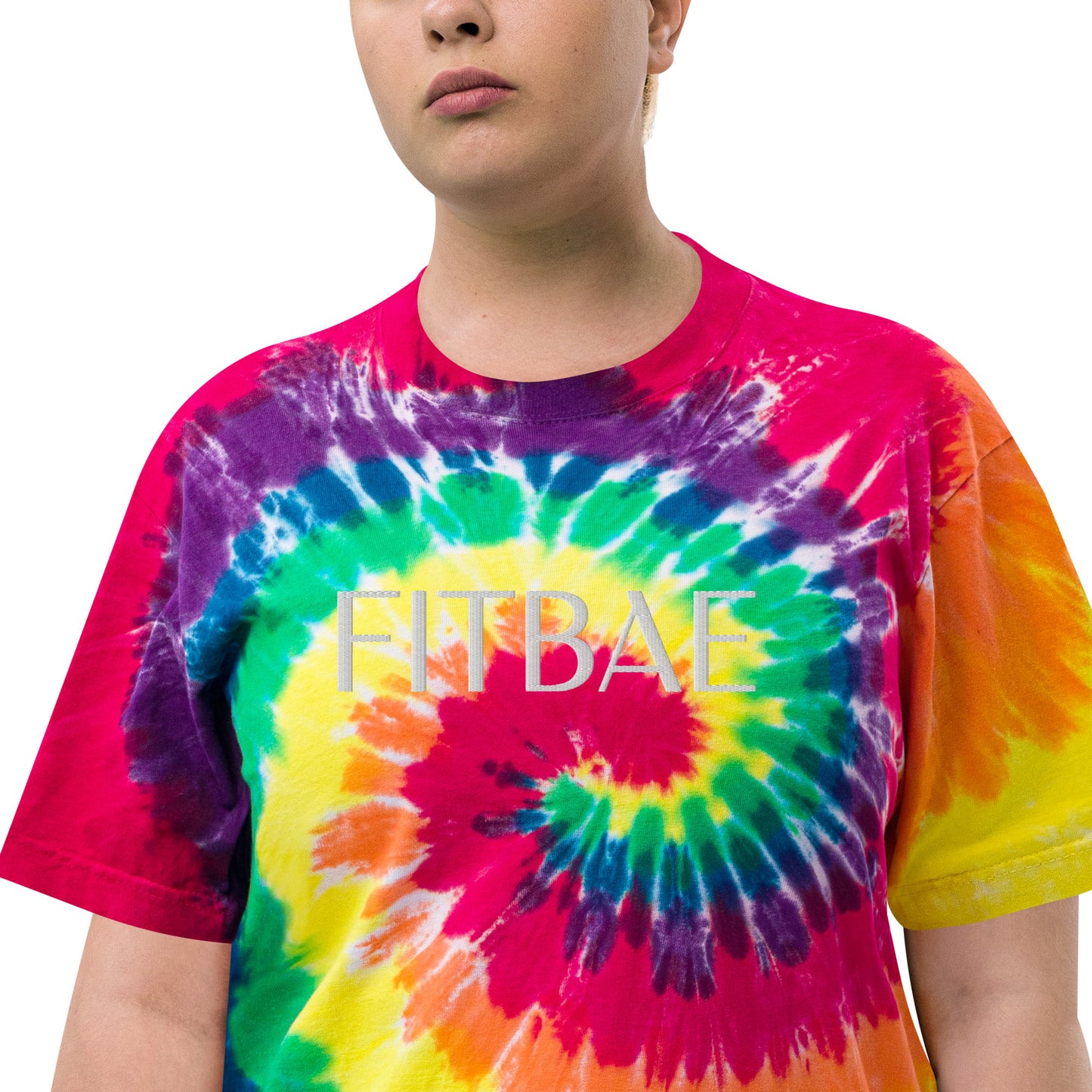 FitBae Oversized tie-dye t-shirt
