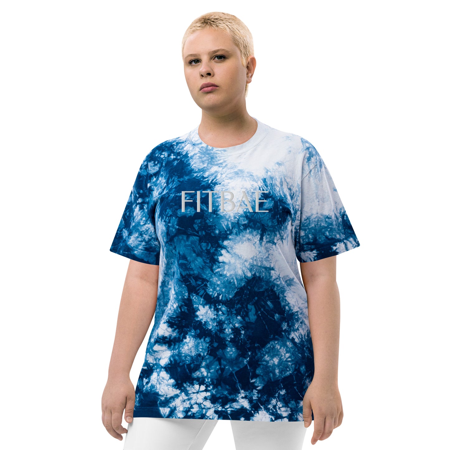 FitBae Oversized tie-dye t-shirt