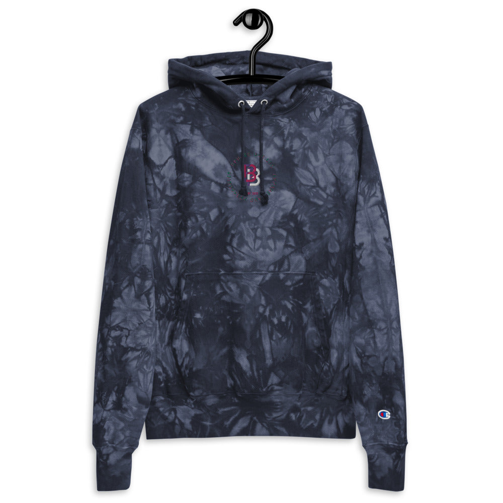Branded Champion tie-dye hoodie