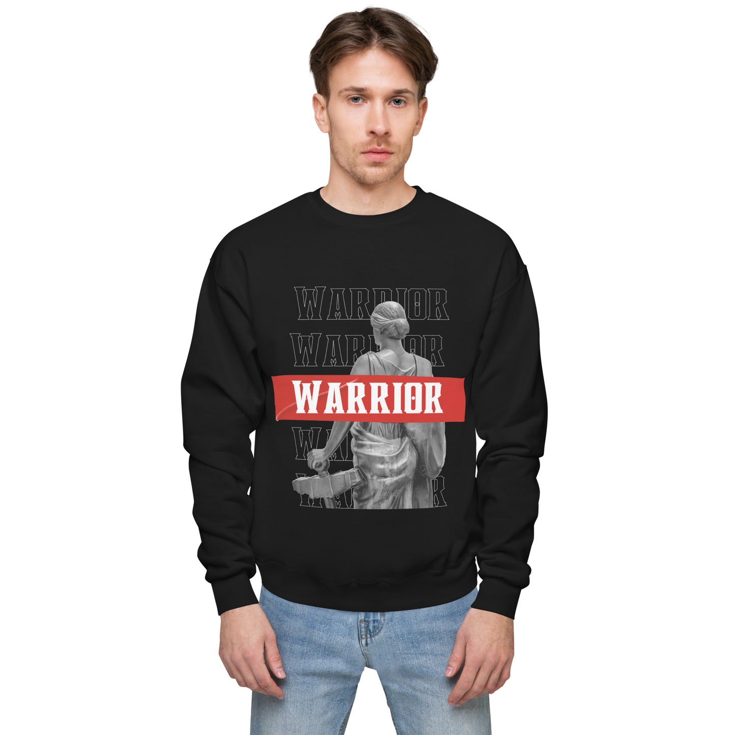 Warrior fleece sweatshirt