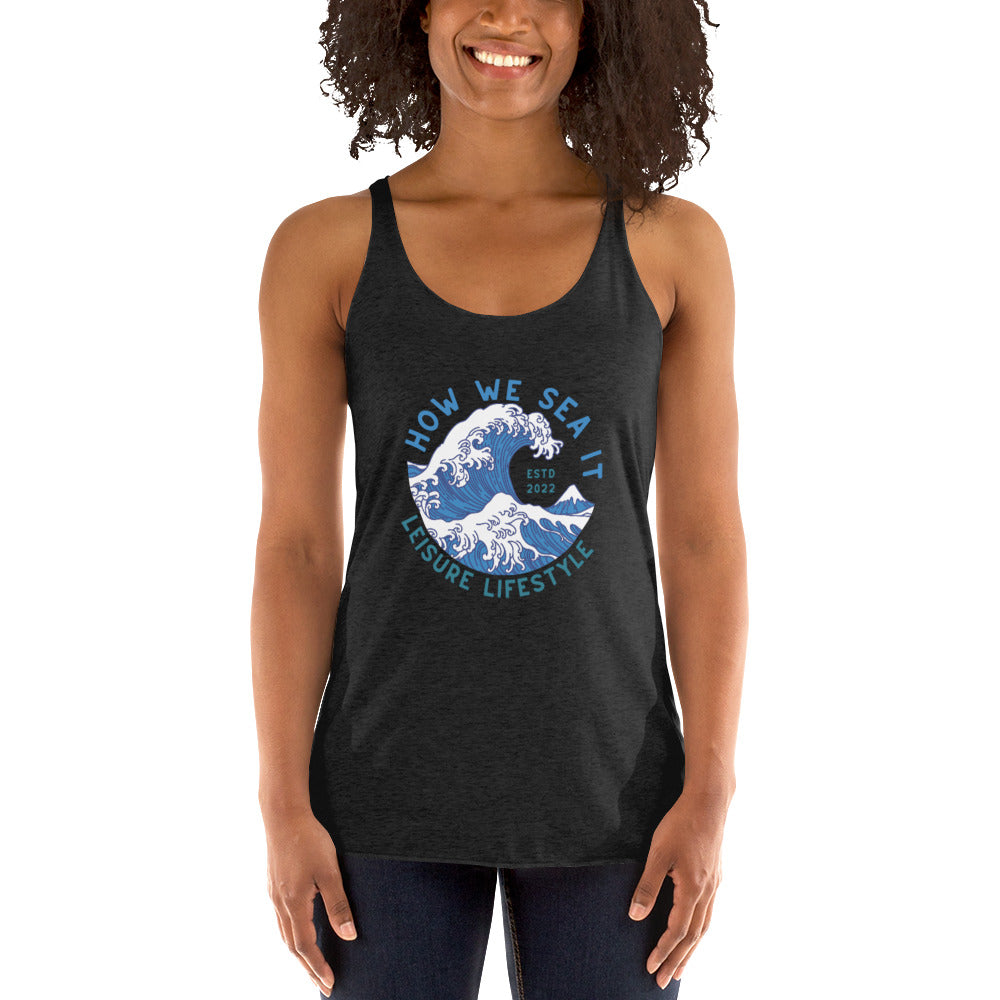HOW WE SEA IT Women's Racerback Tank