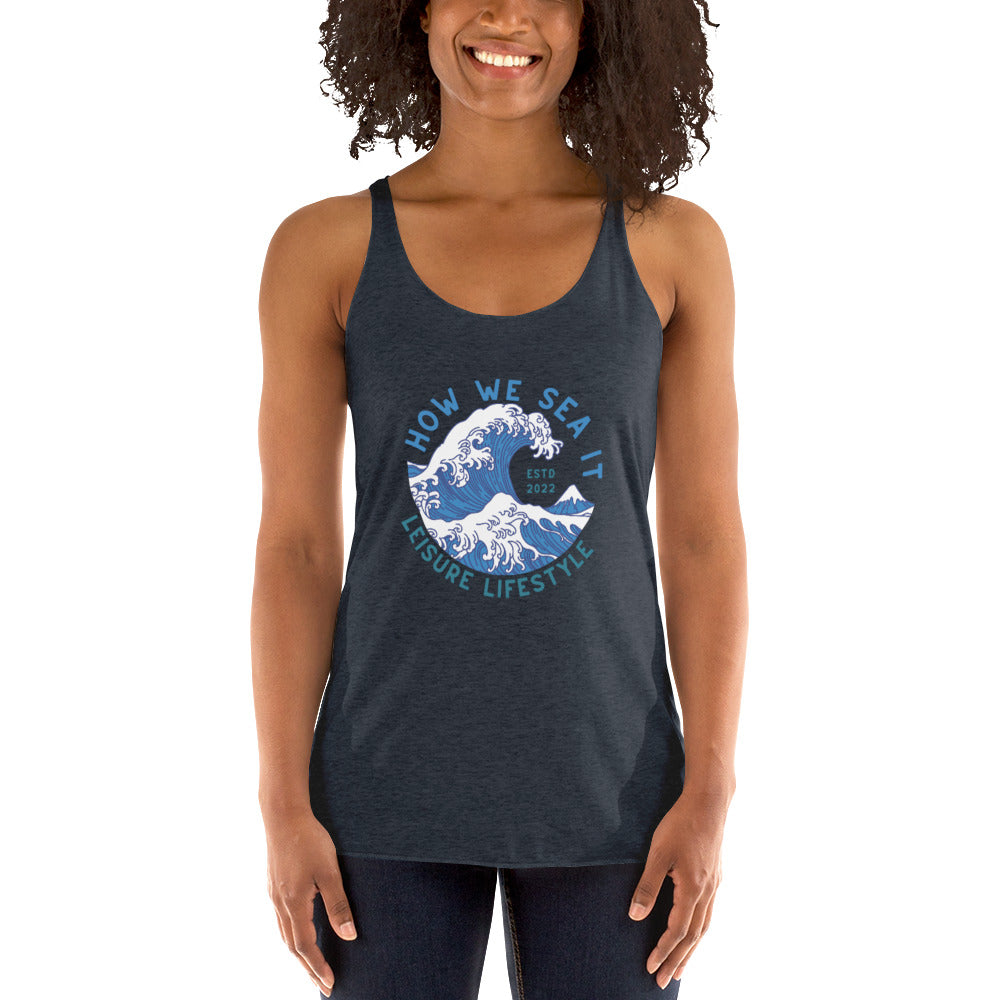 HOW WE SEA IT Women's Racerback Tank