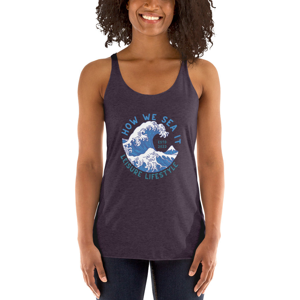 HOW WE SEA IT Women's Racerback Tank