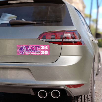 Personalized Sorority Car Magnets - Sigma Lambda Gamma Chapter Advisor