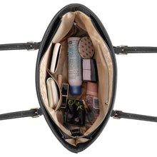 Load image into Gallery viewer, Customizable Distinct Black Tote Bags
