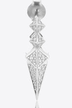 Load image into Gallery viewer, Geometric Zircon Decor 925 Sterling Silver Earrings
