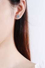 Load image into Gallery viewer, 1 Carat Moissanite Geometric Stud Earrings
