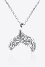Load image into Gallery viewer, Moissanite Fishtail Pendant 925 Sterling Silver Necklace
