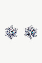 Load image into Gallery viewer, Inlaid Moissanite Stud Earrings
