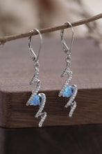 Load image into Gallery viewer, Twisted Opal Drop Earrings

