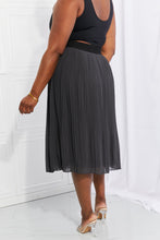 Load image into Gallery viewer, Zenana Full Size Romantic At Heart Pleated Chiffon Midi Skirt
