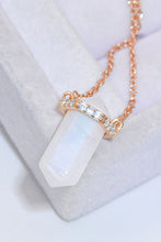 Load image into Gallery viewer, Natural Moonstone Chain-Link Necklace
