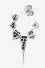 Load image into Gallery viewer, Geometric Zircon Decor 925 Sterling Silver Earrings
