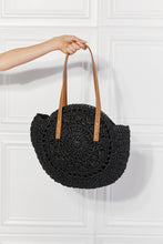 Load image into Gallery viewer, Justin Taylor C&#39;est La Vie Crochet Handbag in Black
