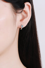 Load image into Gallery viewer, Moissanite Huggie Earrings
