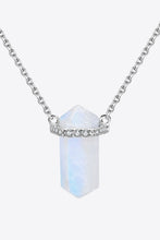 Load image into Gallery viewer, Natural Moonstone Chain-Link Necklace
