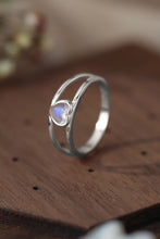 Load image into Gallery viewer, Moonstone Heart 925 Sterling Silver Ring
