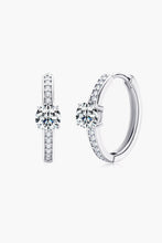 Load image into Gallery viewer, Carry Your Love 1 Carat Moissanite Platinum-Plated Earrings
