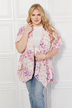 Load image into Gallery viewer, Justin Taylor Fields of Poppy Floral Kimono in Pink
