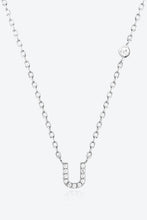 Load image into Gallery viewer, Q To U Zircon 925 Sterling Silver Necklace
