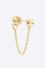 Load image into Gallery viewer, Inlaid Moissanite Chain Earrings
