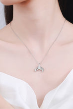 Load image into Gallery viewer, Moissanite Fishtail Pendant 925 Sterling Silver Necklace
