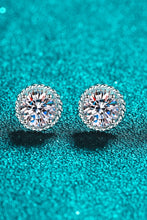 Load image into Gallery viewer, 2 Carat Moissanite 925 Sterling Silver Stud Earrings
