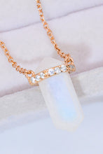 Load image into Gallery viewer, Natural Moonstone Chain-Link Necklace
