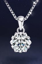 Load image into Gallery viewer, 1 Carat Moissanite Pendant Platinum-Plated Necklace
