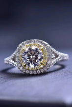Load image into Gallery viewer, Two-Tone 1 Carat Moissanite Ring
