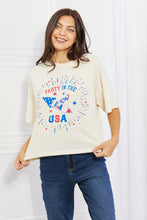 Load image into Gallery viewer, mineB Party In The USA Graphic Crop Top
